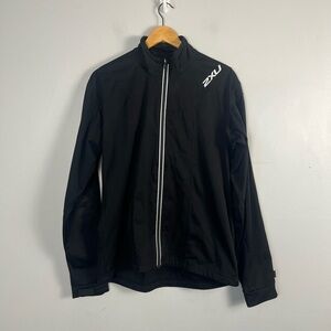 2XU women’s black full zip outdoor running jacket size medium